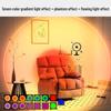 Smart Seven-Color USB Rechargeable Motion Sensor Night Light with Dual Cat Eye Design