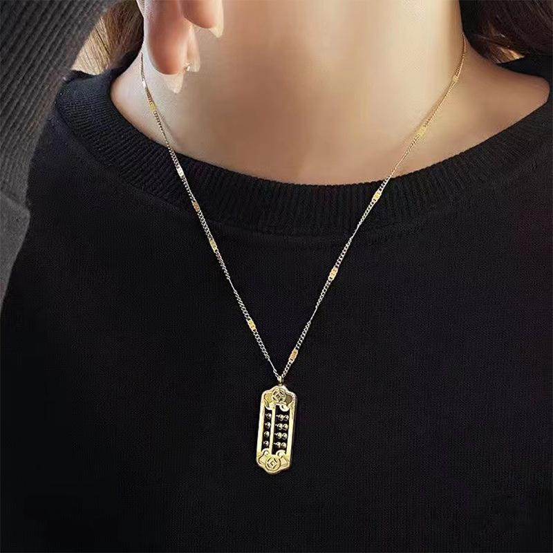 Fashionable Wishful Thinking Pendant Niche Design Clavicle Chain Jewelry Sweater Chain
