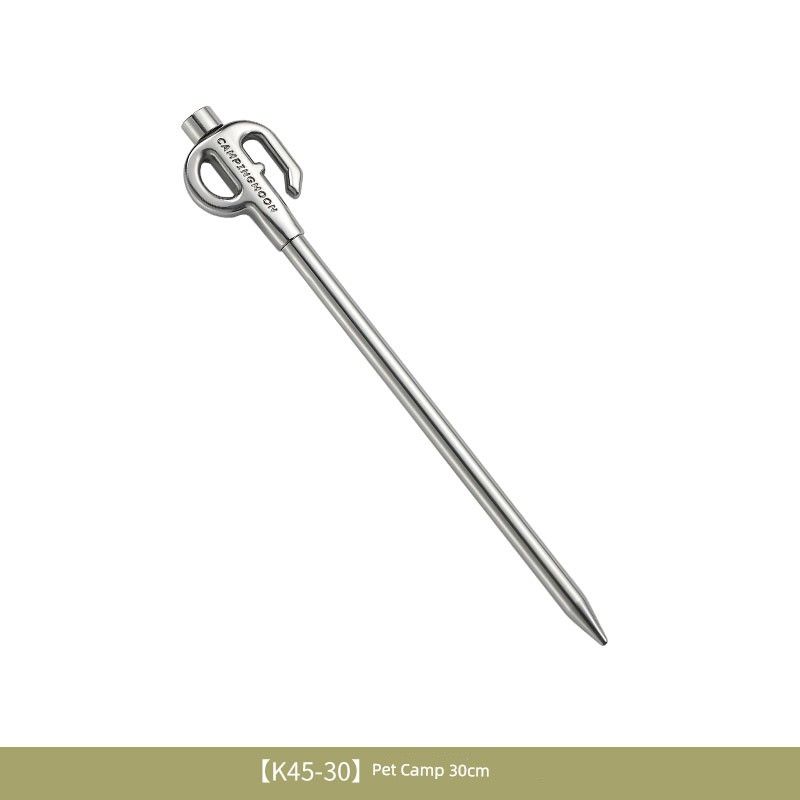 

Coman Outdoor Bolt Dog Pet Stainless Steel Rotating Ground Nail Pet Supplies Small Large Dog Fixed Pile Bolt Dog Device Standard K45-30 [length 30cm]]