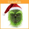 Máscara de Monstruo Verde Rascal El Grinch Con Sombrero de Navidad Para Diversión de Cosplay de Adulto