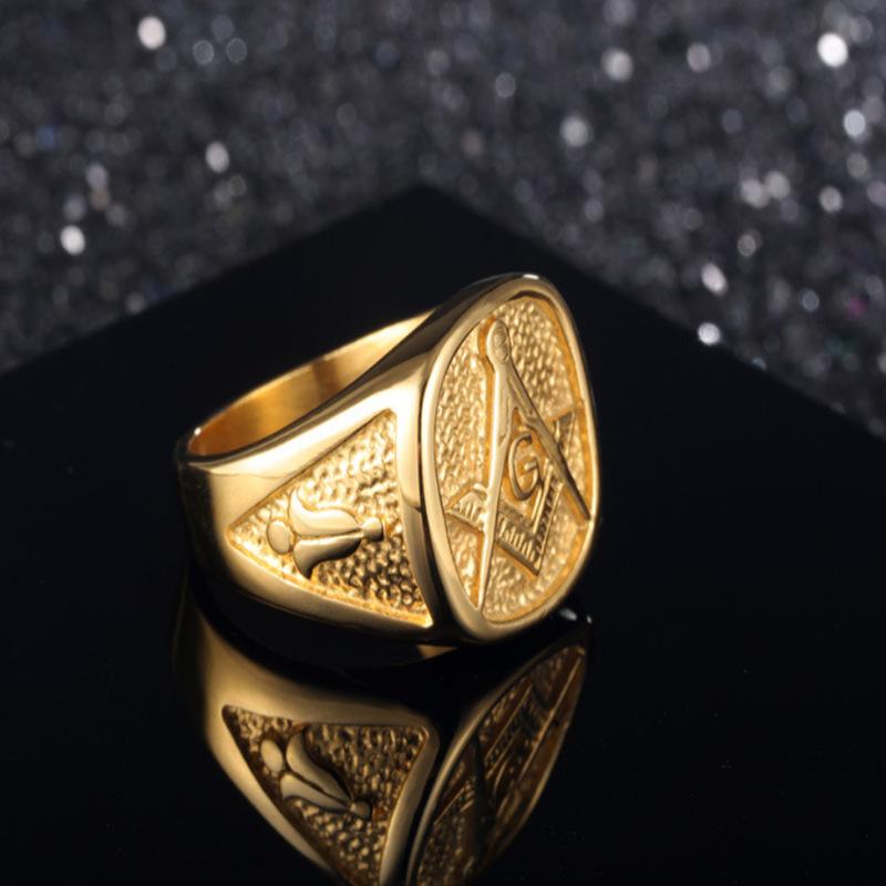 Trendy Jewelry Exaggerated Ring AG Ring Men's Punk Style Jewelry