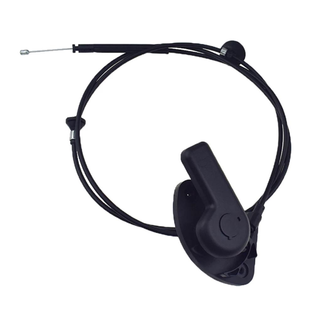 1 Satz Cv6Z16B626A Motorhaubenverriegelung Entriegelungskontrollkabel mit Griff für Ford