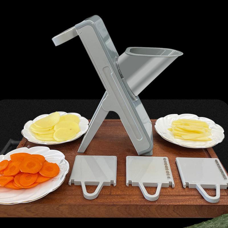 Multifunktionaler Gemüseschneider & Reibe - Kartoffel-Raspel- & Schneidewerkzeug