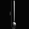 Long Handled 304 Stainless Steel Coffee Spoon Ice Cream Dessert Tea Stirring Spoon Dessert Spoon Kitchen Accessories Bar Tools