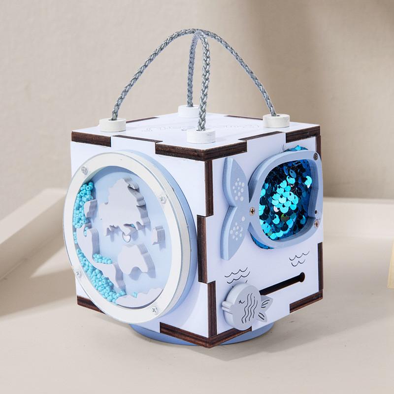 Picking Lock Wooden Box Early Education Interactive Puzzles Toddler Development