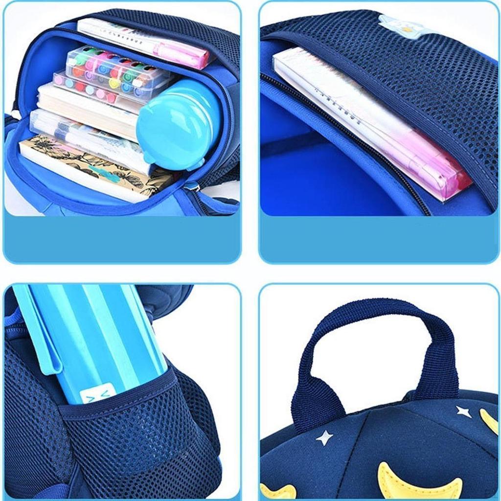 Cute Mushroom Backpack for Kids Mini Travel Bag 3D Bookbag Schoolbag Age 3-6