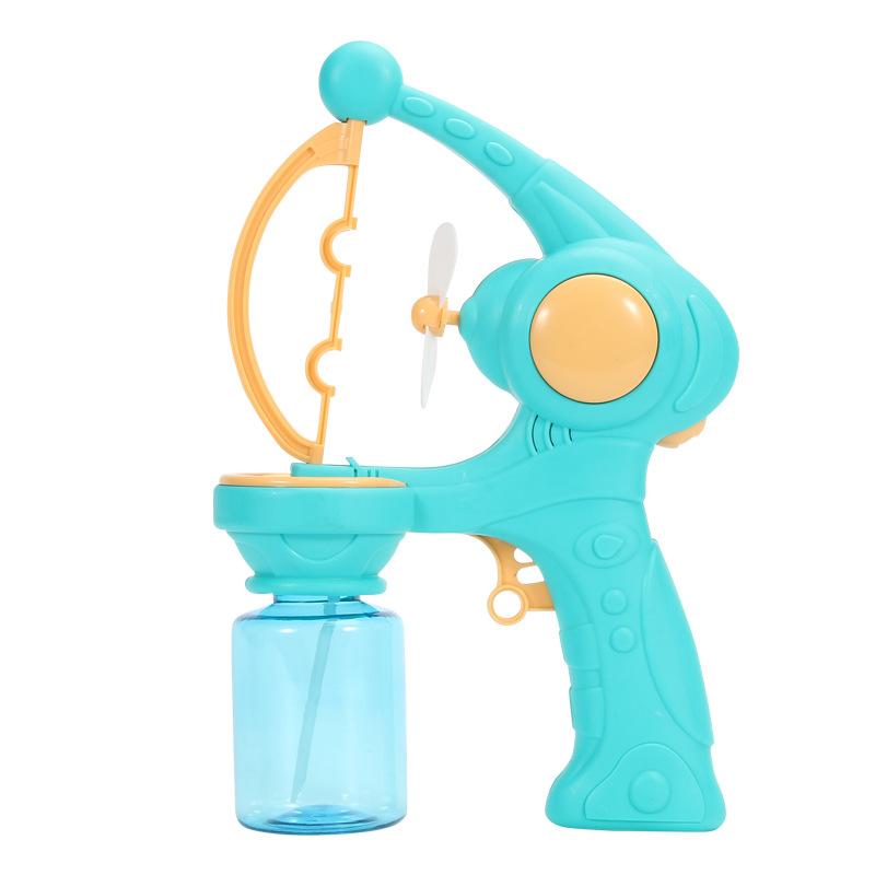 Children Electric Bubble Gun Angel Bubble Bubble Toys Automatic Multi-hole Fan Bubble Machine