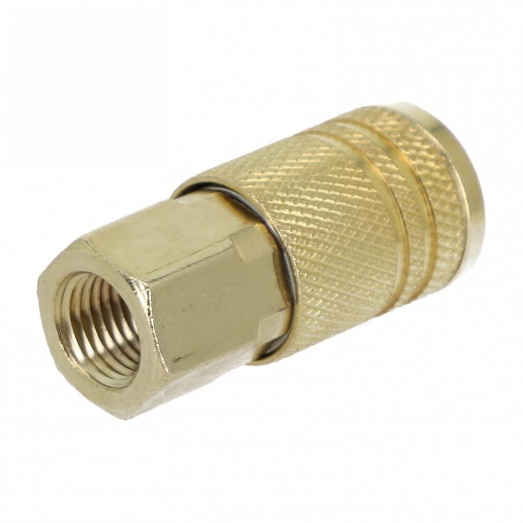Pneumatic Fitting Copper Plated Coupling Connector Coupler