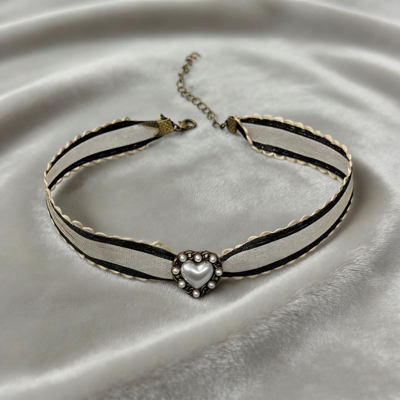 Fashion Sexy Lace Necklace For Women Girls Vintage Lace Collarbone Chain Necklace Neck Jewelry Accessories