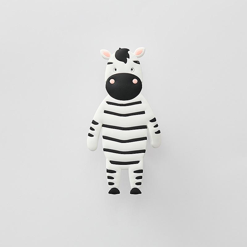 

Creative Cartoon Animal Adhesive Hook: Strong, Traceless, Punch-Free Hanger for Keys & More, Perfect for Bathroom, Door, or Refrigerator
