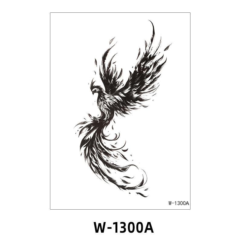 Tattoo Sticker Half Arm Waterproof Long-Lasting Disposable Tattoo Male And Female Flower Arm Tattoo Sticker