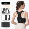 Unisex Flexible Back Support Orthotic Belt Breathable Adjustable Hook Loop Eco-friendly Durable Nylon Kyphosis Posture Corrector