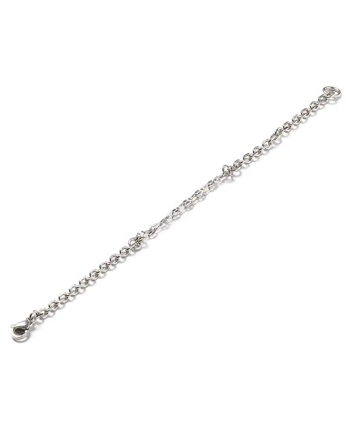 Surgical Bold Double Chain Bracelet (PLT-BR-008_SV)