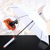 8 Bones Anime Umbrella with Long Handle Windproof Samurai Sword Japanese Ninja-like Sun Rain Straight Beach Umbrella for Gifts