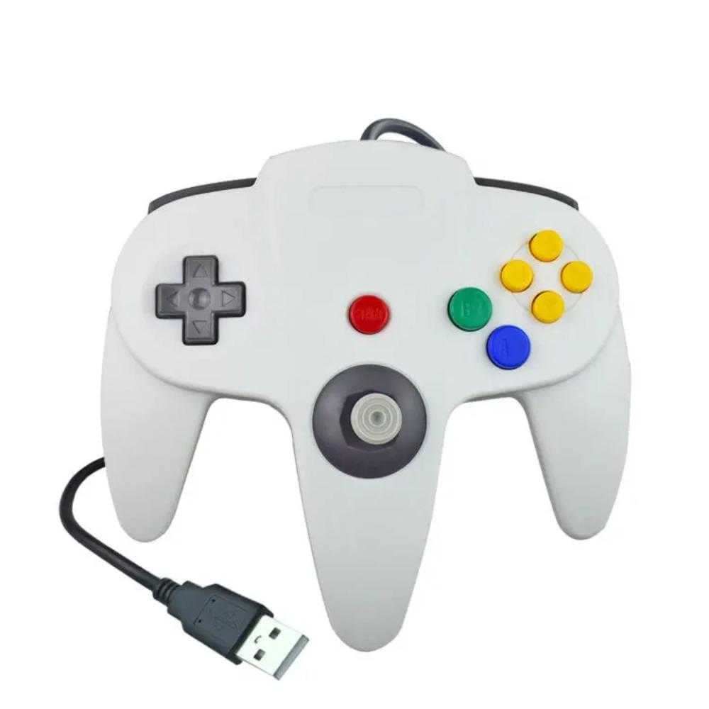 N64 Controller Klassisch USB Kabelgebunden Fernbedienung Gamepad Gaming Joystick Zubehör Klassisch 64 Konsole Retro Spiele für Mac Computer PC