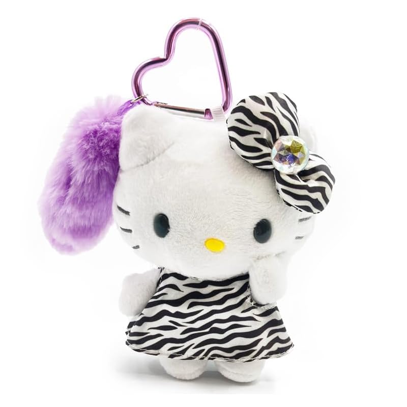 

TCP hello kitty Mascot key chain with tail zebra 985132 GOGO gal Y2K heisei JK