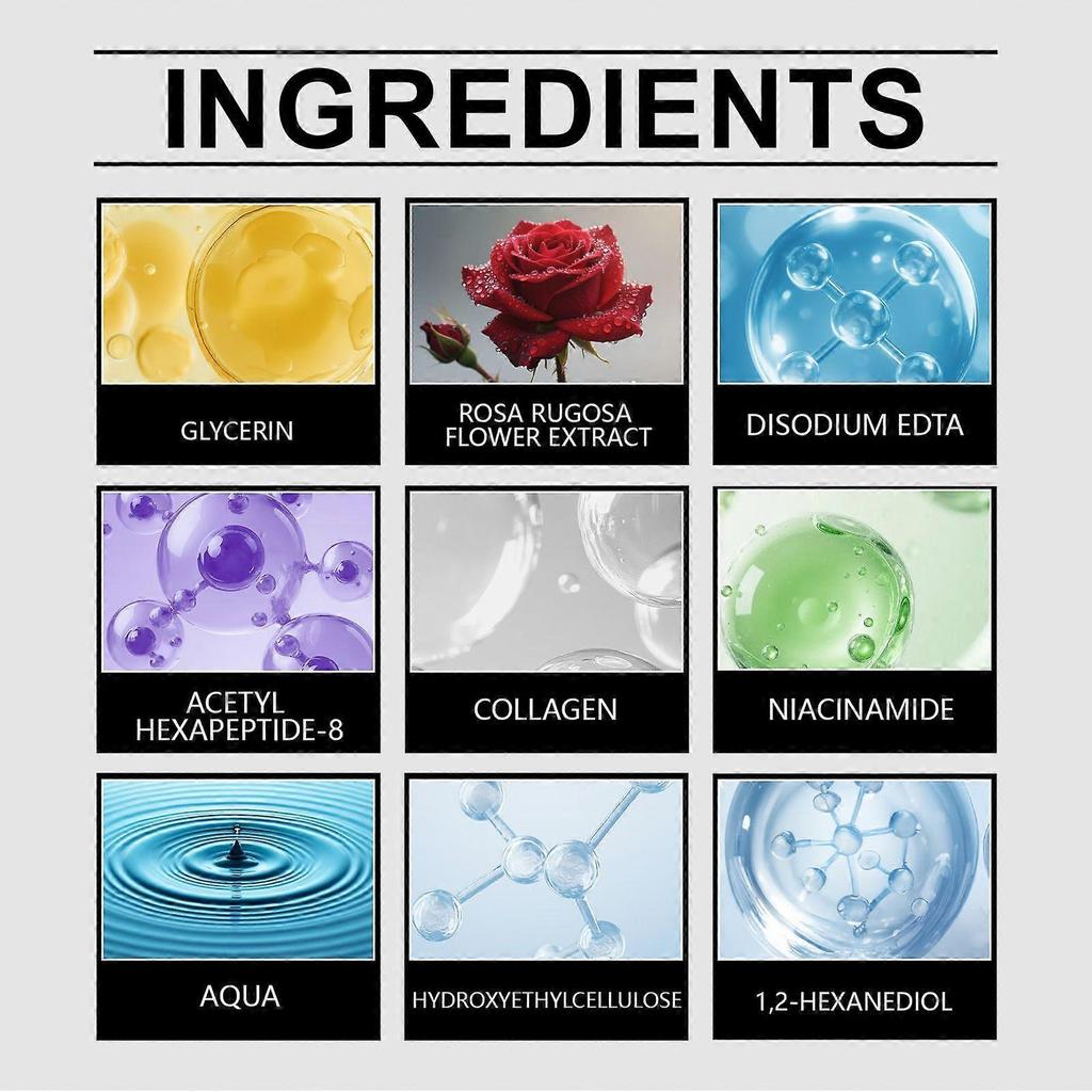 Limited time!!Ouhoe Brightening Eye Gel Essence Ball Design Nourishing Eye Skin Elastic Moisturizing Essence