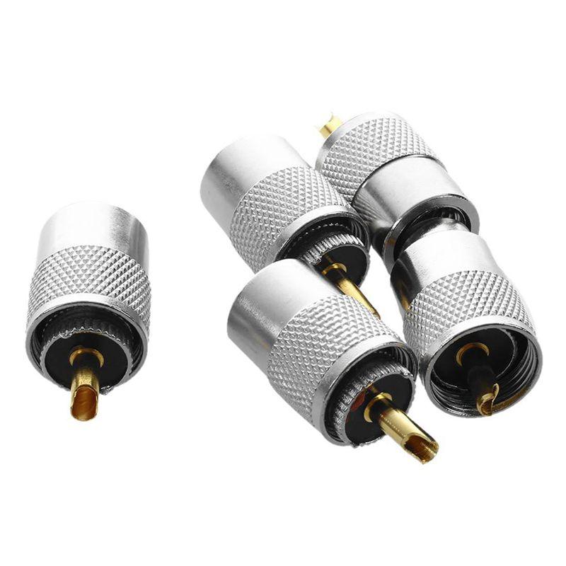 A84X-25 Pcs UHF PL259 Plug Solder Connector For RG8