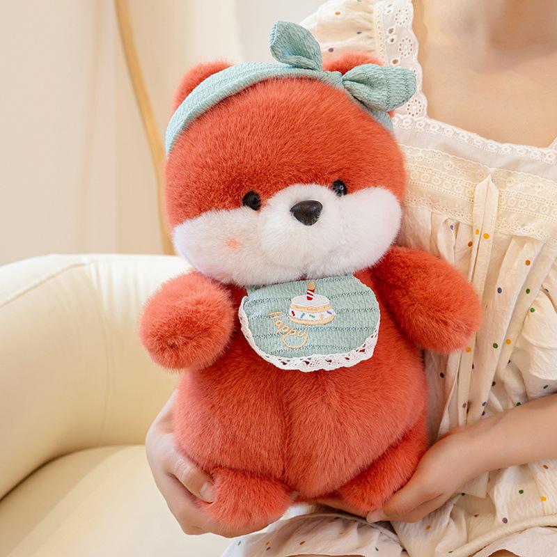 

Серия милых плюшевых игрушек с животными: Лиса, Кролик, Утка, Панда 23.5cm (0.16kg)