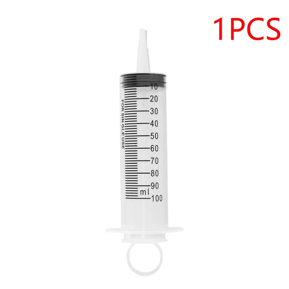 100ml Syringe Glue Filling Feeding Syringe Nutrient Sterile Health Without Needle Watering Refilling for Industrial Hydroponics