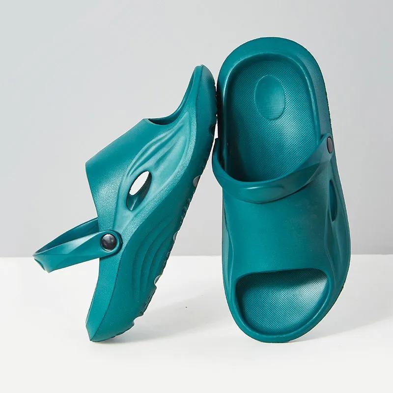 WTEMPO Summer Outdoor Sandals Slippers with Elevated Inner Large Size Anti Slip Casual Couple Beach Sandals