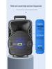 12" Portable Bluetooth Speaker with High-Power Battery for Outdoor Events & Dance Promotions