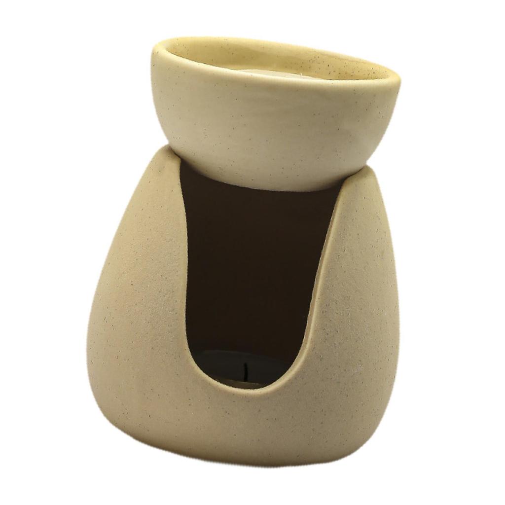 Essential Oil Burner Ceramic Tealight Candle Holder Decorative Aroma Burner Ceramic Oil Diffuser for Living Room Yoga Room