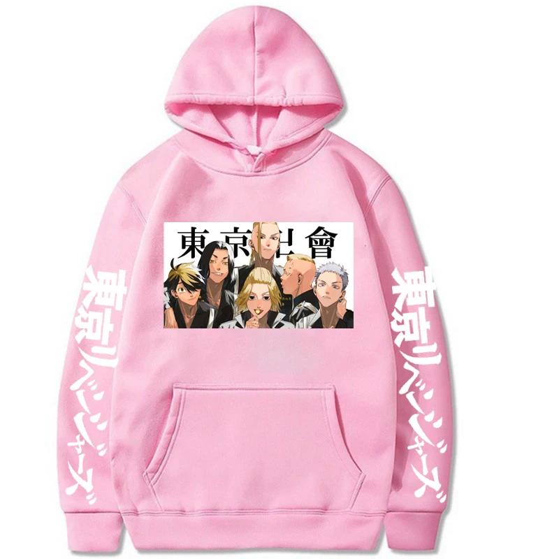 Anime Tokyo Revengers Mikey Printed Hooded Autumn Fleece Comfortable Hoodies Plus Size Sweatshirt Harajuku Streetwear