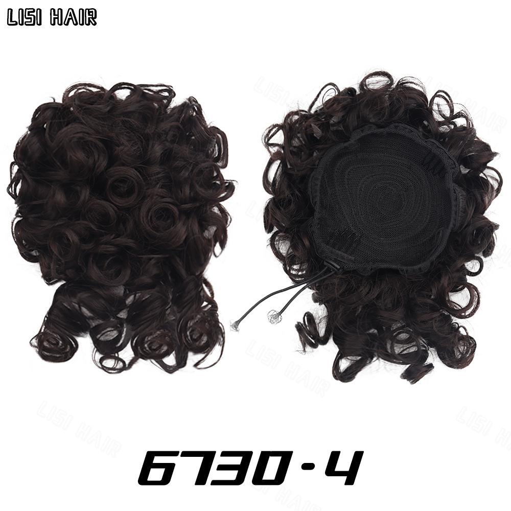 MERISIHAIR Messy Hair Bun Hair Elastic Drawstring Loose Large Curly Short Bun Synthetic Ponytail Extensions Hair Bun Extension For Women Daily Use