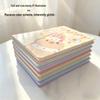 A5 Cartoon Notebook with Color Pages - Thick, Portable Diary for Students