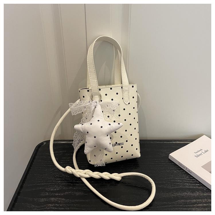 Trendy 2026 Summer Korean Polka Dot Crossbody & Shoulder Bag