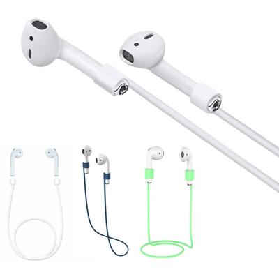 Silikonový nákrčník proti ztrátě pro AirPods Bluetooth-kompatibilní kabel šňůrka sluchátka