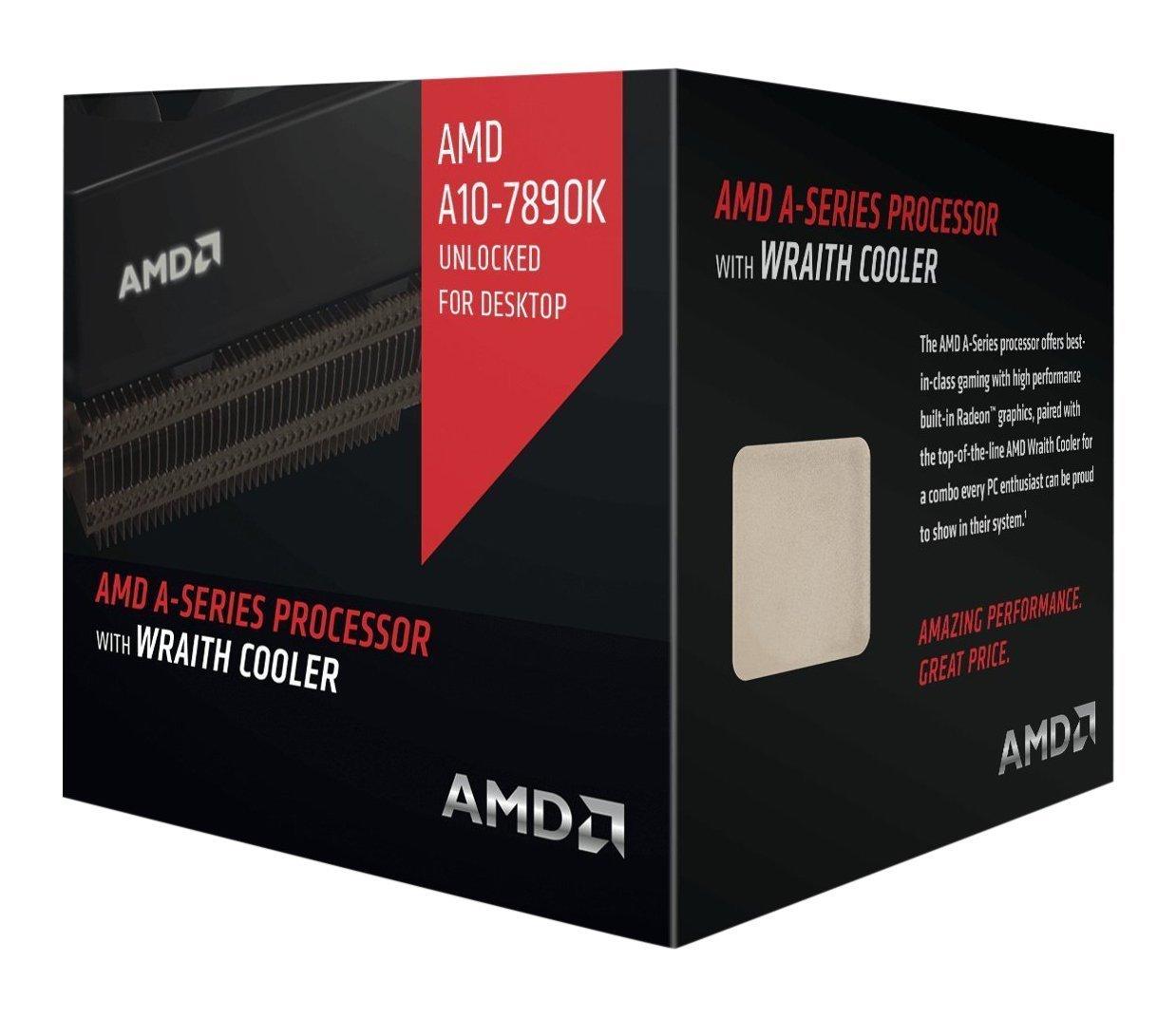 

Процесор AMD AMD A10 7890K чорний з охолоджувачем AMD Wraith AD789KXDJCHBX A-series Edition, FM2+
