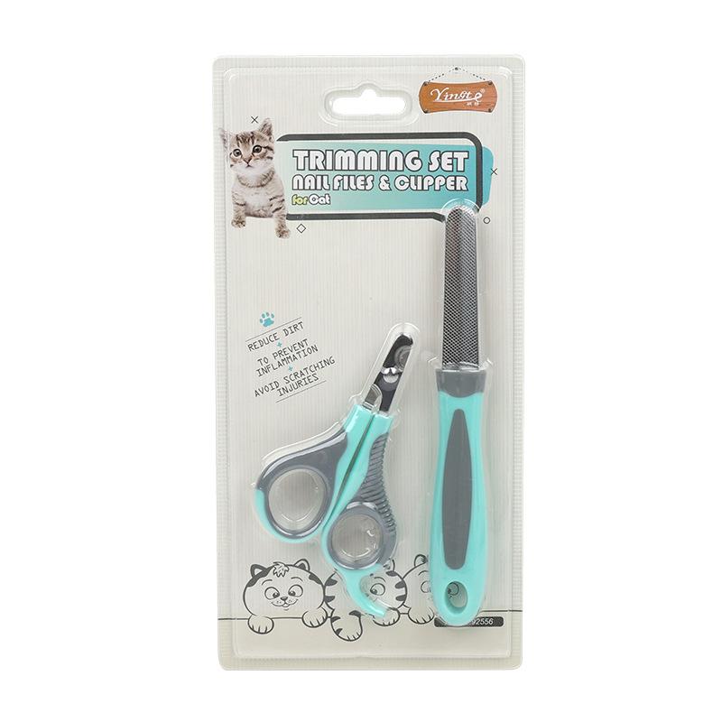 Pet nail clippers, cat nail clippers file set, pet nail clippers cleaning and beauty tools 92556.01