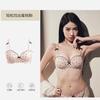 White Polka Dot Push Up Bra with Bow Detail and Adjustable Straps