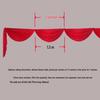Satin Cloth Red Flower Arrangement for Staircase & Balcony Decor - Fade Resistant