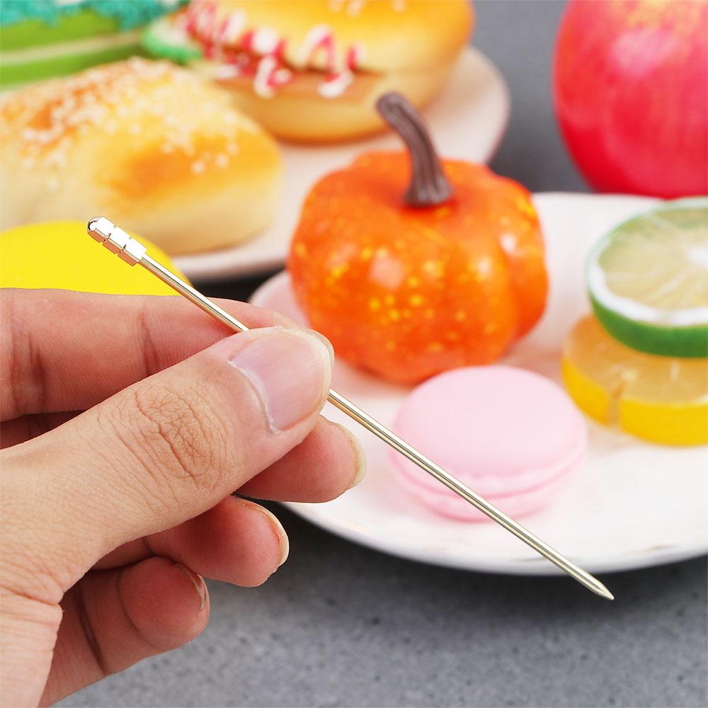 Reusable Kitchen Tools Party Bar Decoration Fruit Fork Fruit Sticks Toothpicks Cocktail Picks