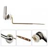 Premium Chrome Toilet Handle Fits Majority of Toilet Tanks Confidently