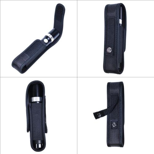 Flashlight Holster | Flashlight Waist Pack Belt Pouch - Waterproof Nylon Portable Flashlight Holder, Duty Belt Accessory for Fishing, Hiking, and Outd