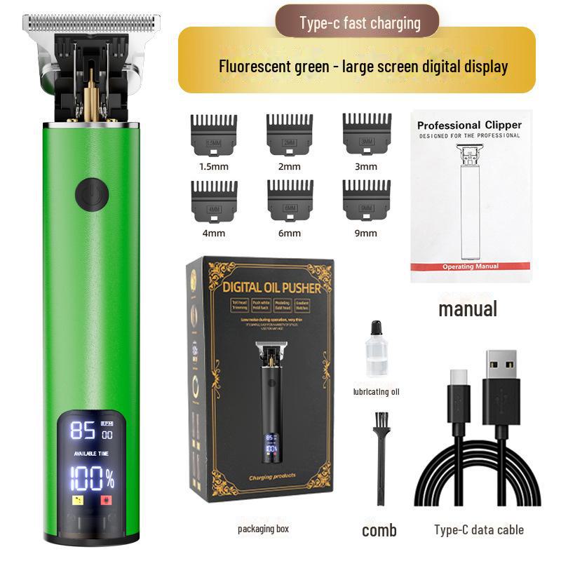 Retro Multifunctional TYPE-C Fast Charging Portable Hair Clipper