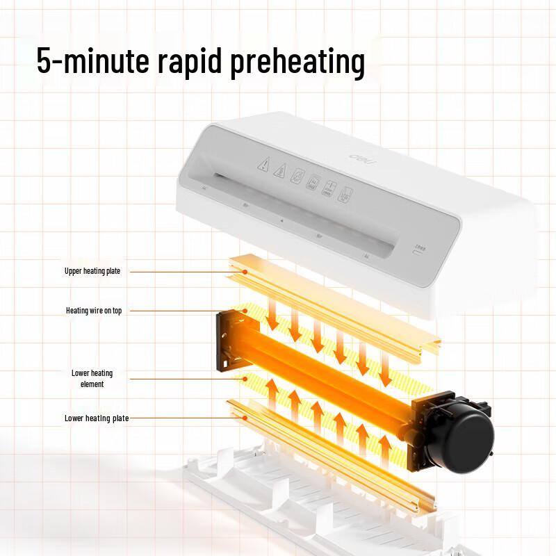 Deli A4 Photo Laminator CN Plug (adapter Included)