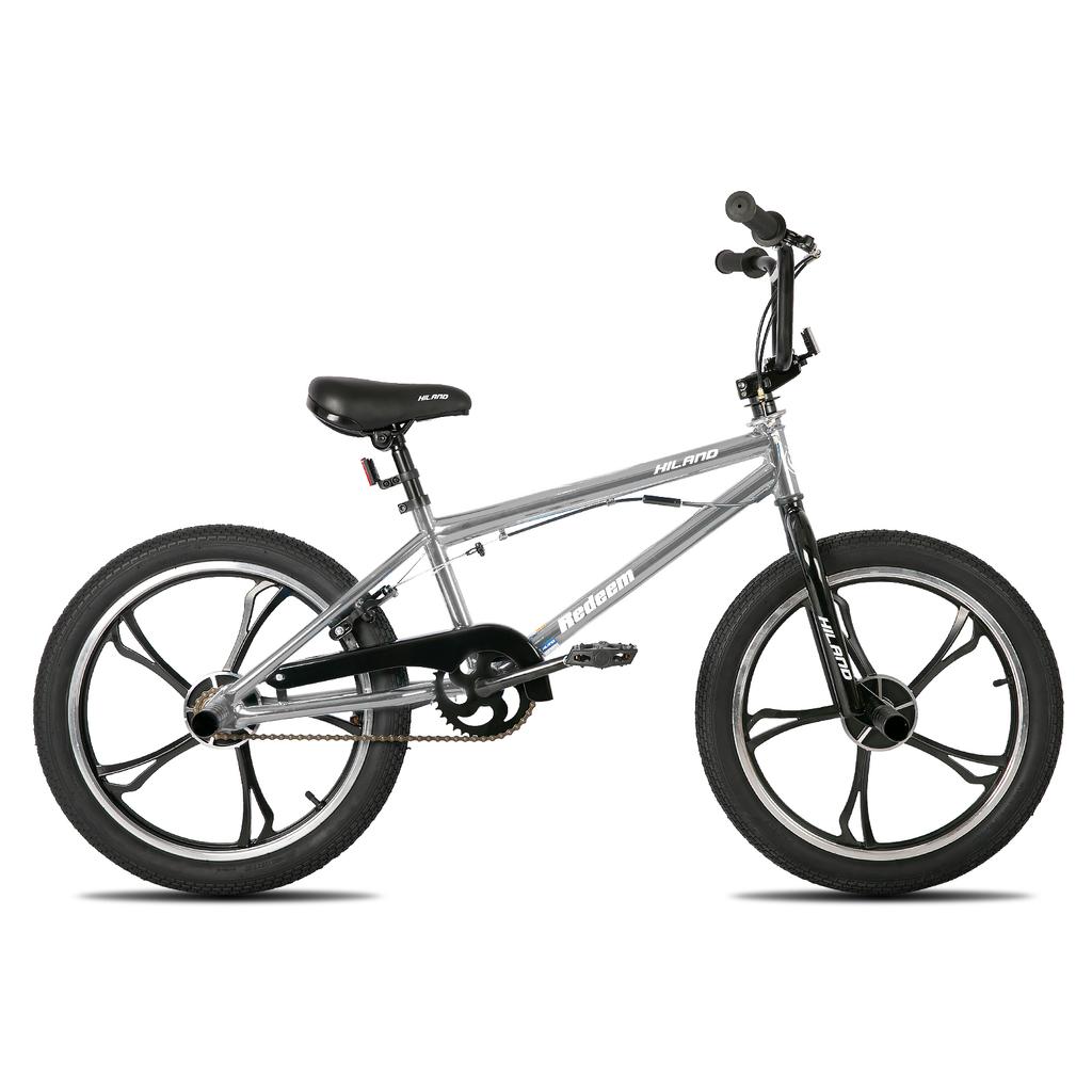 Hiland 20 Inch 3 5 Spoke Kids BMX Bike for Boys Girls Ages 5-12, 360 Degree Rotor Freestyle, 4 Pegs Single Speed Kid’s BMX