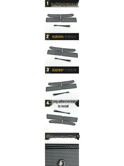 LIFECROSSTAR Glitter Diamond Mesh Insect Screen for 21 Models – Water Tank Protective Net & Decorative Panel Sticker