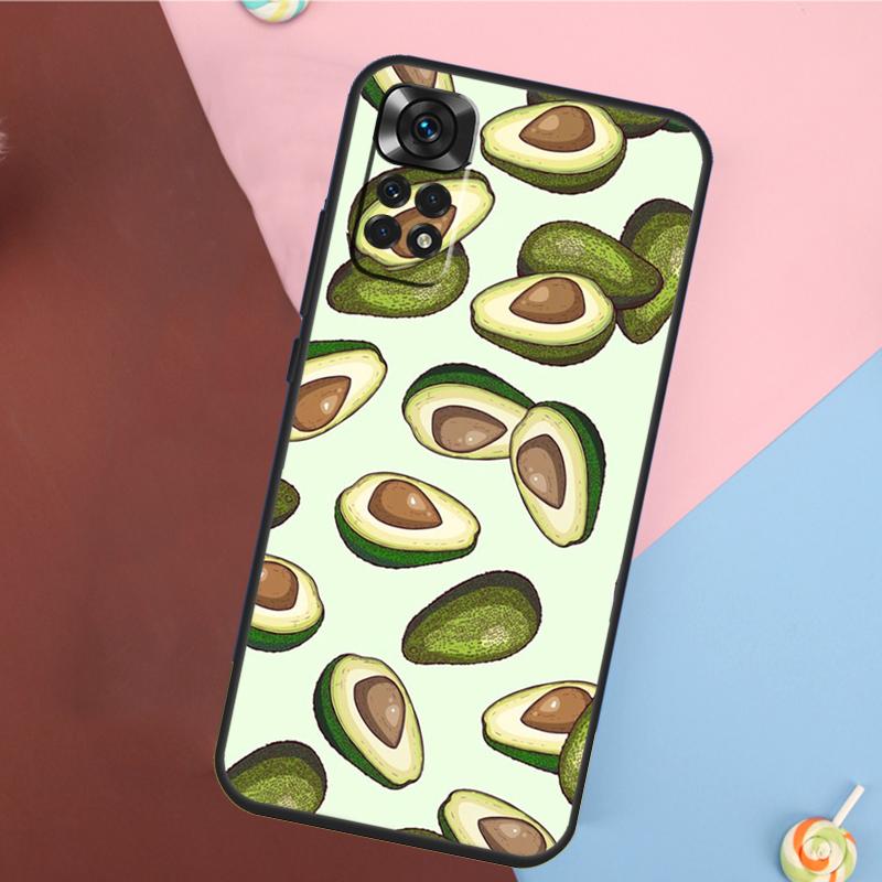 Avocado Pear Papaya Fruit Cover For Xiaomi Redmi Note 14 13 12 9 10 11 Pro 9S 10S 11S 12S Redmi 14C 10C 12C 13C Case