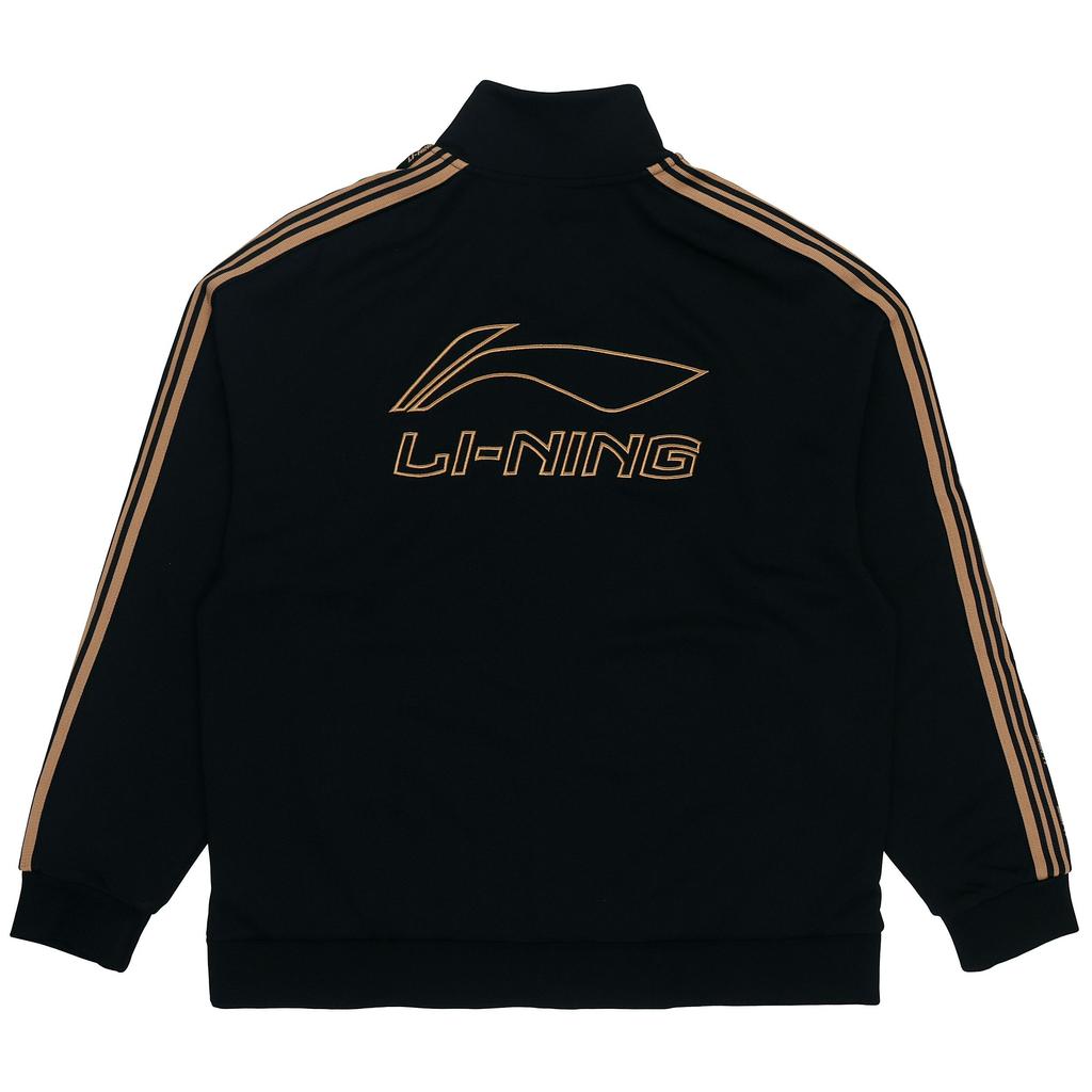 Li-Ning Sports Fashion Series Stand Collar Loose Fit Jacket Unisex Jacket Black AWDS915-1