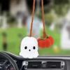 Halloween Crochet Pumpkin And Ghost  Tree Ornaments Small Hanging Ghost Charms Car Pendant Decoration Holiday Party Home Decors