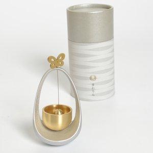 Orin (bell), Kujo Orin (bell) [Mawari] Butterfly, Modern Buddhist Altar Accessories, Pet Buddhist Altar Accessories