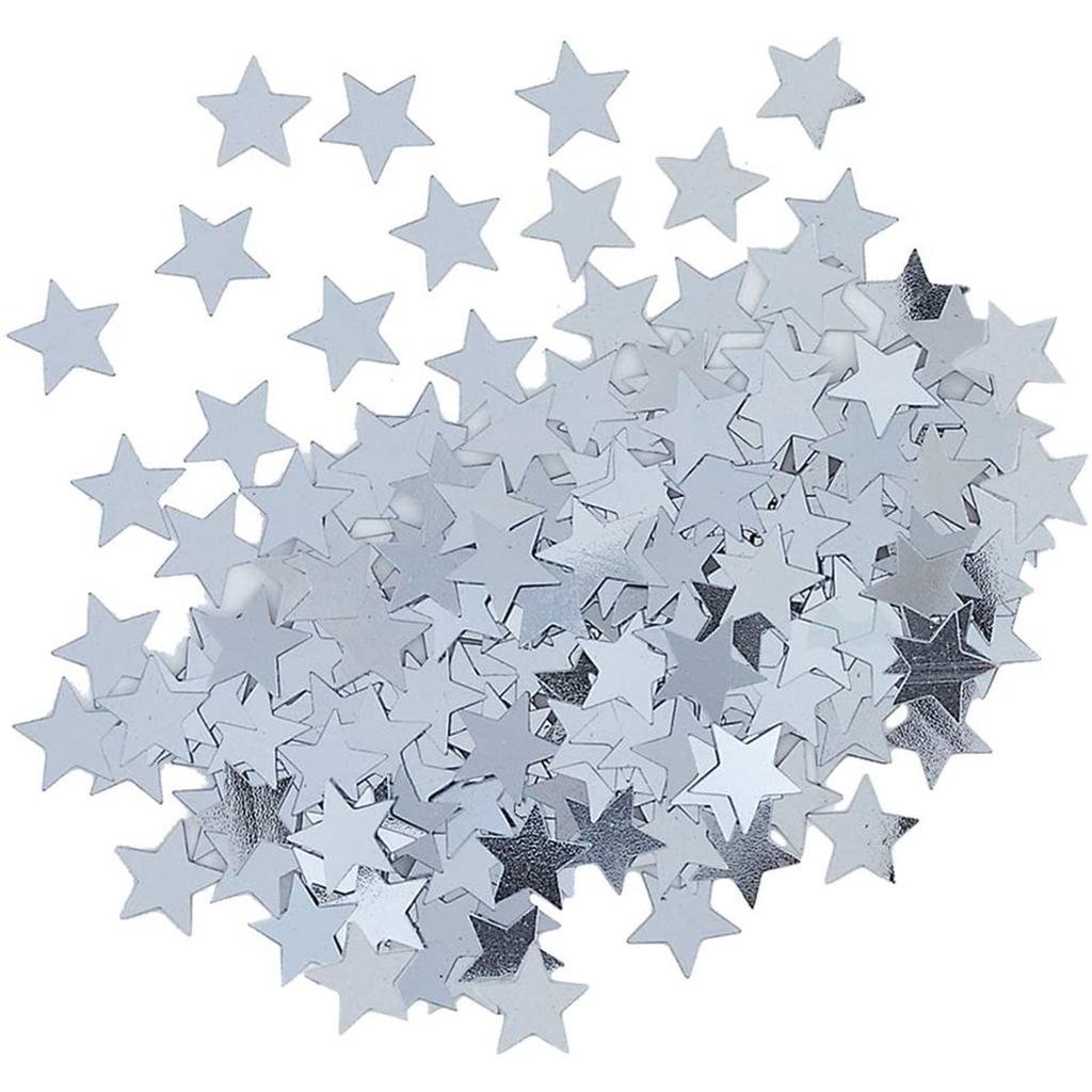 Multicolored Stars Confetti Sequin,Confetti Glitter No Hole Embellishment- 10mm