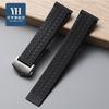Silicone Rubber Black Watchband 22mm Watch Belt For TAG Strap CARRER F1 for Heuer Band Butterfly Buckle DRIVE TIMER Watch Bands