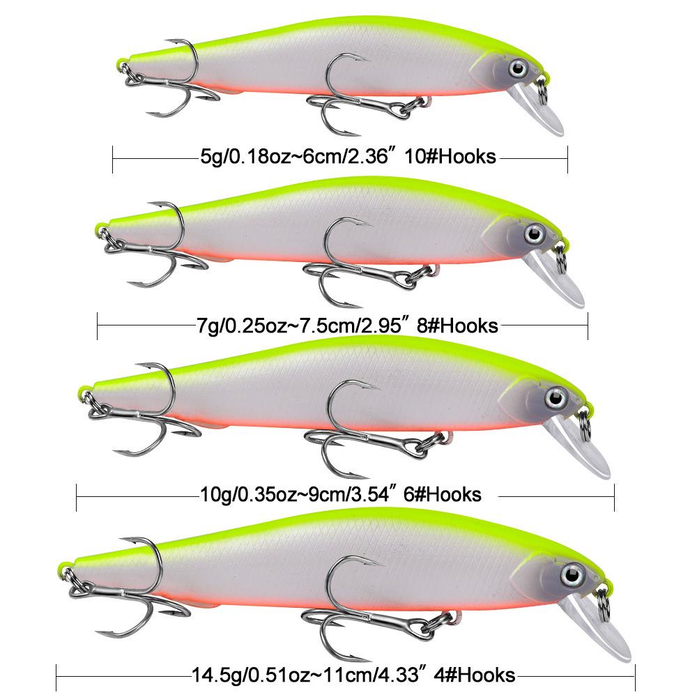 Submerged Minnow Lua Bait Long Casting Bionic Lure for Red Snapper Bass Special Hard Bait for Freshwater and Saltwater Fishing